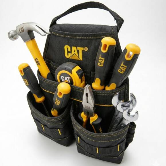 CAT DA980569NJ Kemer Askılı Ağır Hizmet Bel Alet Çantası - 6