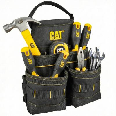 CAT DA980569NJ Kemer Askılı Ağır Hizmet Bel Alet Çantası - 9