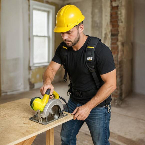 CAT DA980573 4 Kollu Askı Kancalı Ağır Hizmet Bel Alet Çantası için Omuz Askılığı - 7