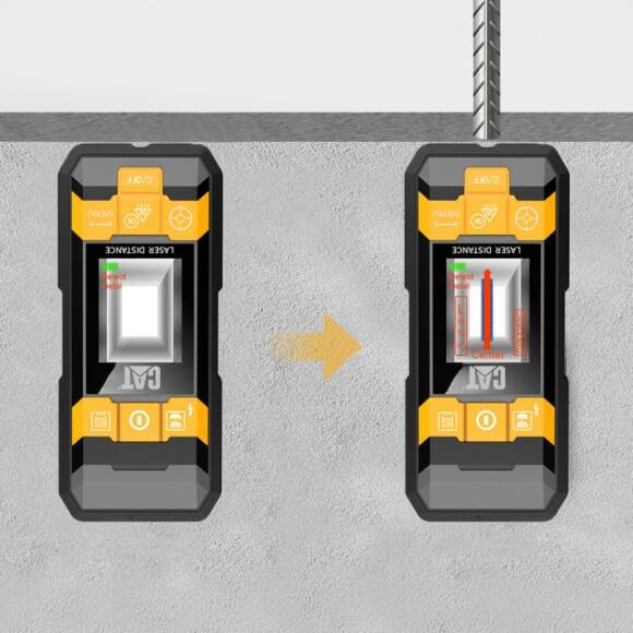 CAT DA980621 3.7Volt Li-Po 3’ü 1 Arada 40M Lazer Metre +Hizalama +Metal/Ahşap/Voltaj Dedektörü - 6