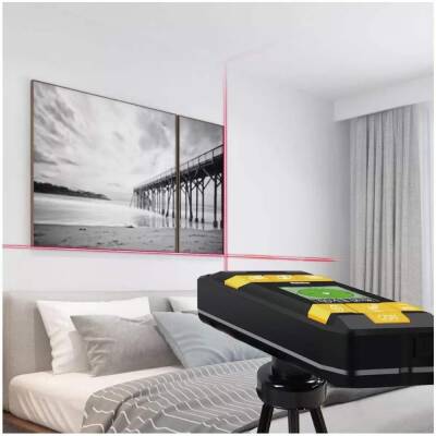 CAT DA980621 3.7Volt Li-Po 3’ü 1 Arada 40M Lazer Metre +Hizalama +Metal/Ahşap/Voltaj Dedektörü - 10