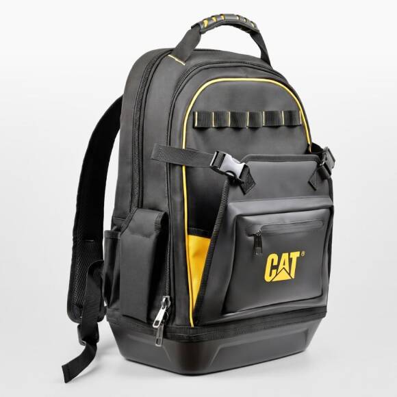 CAT DA981023 20'' 2+1 Bölmeli PVC Tabanlı Ağır Hizmet Bez Alet Sırt Takım Çantası - 1