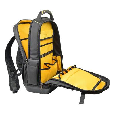 CAT DA981023 20'' 2+1 Bölmeli PVC Tabanlı Ağır Hizmet Bez Alet Sırt Takım Çantası - 10