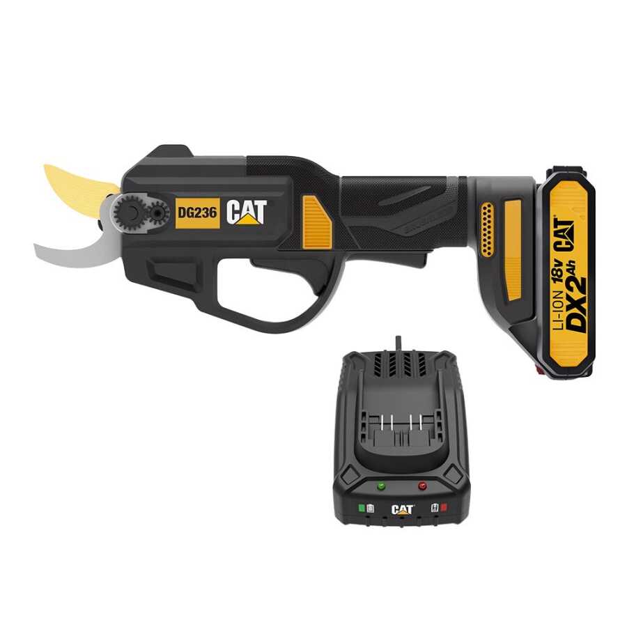 CAT DG236 18Volt 2.0A Li-ion Tek Akülü Profesyonel Kömürsüz Dal Budama Makası