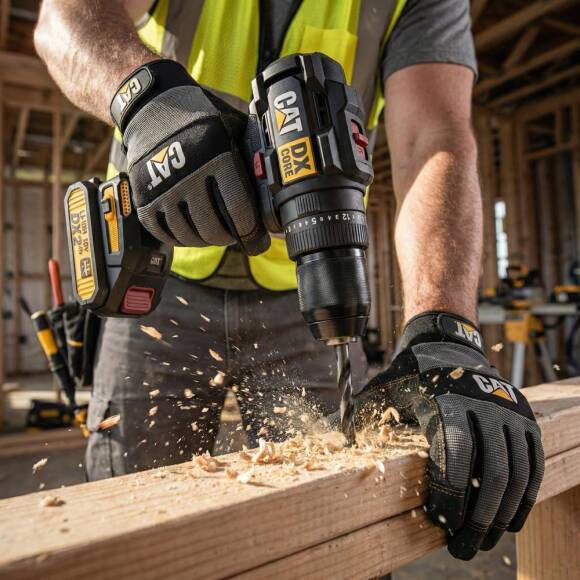 CAT DX1010.1 18Volt 2.0Ah Li-ion Çift Akülü Kömürsüz Profesyonel Şarjlı Darbeli Matkap + 20 Parça Delme Vidalama Uç Seti - 7