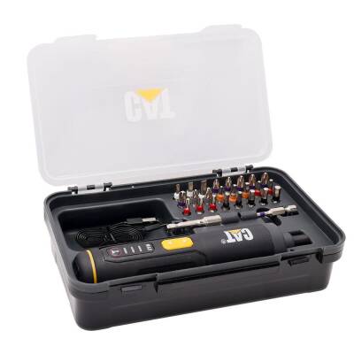 CAT DX1110 3.6Volt/1.5Ah. Li-ion Akıllı Şarjlı Tornavida + 26 adet Bits Uç - Cat (1)