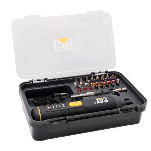 CAT DX1110 3.6Volt/1.5Ah. Li-ion Akıllı Şarjlı Tornavida + 26 adet Bits Uç - 2