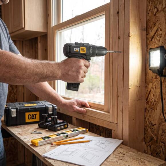 CAT DX1140 12Volt/2.0Ah Li-ion Çift Akülü Kömürsüz Profesyonel Şarjlı Darbesiz Matkap - 6