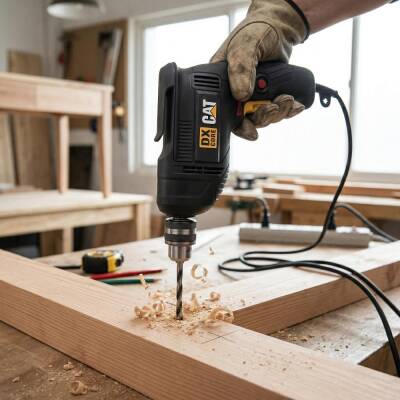 CAT DX1150 450Watt 10mm Profesyonel Darbesiz Matkap - 5