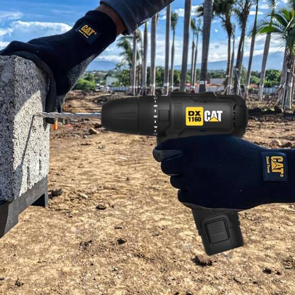 CAT DX1160 12Volt/2.0Ah Li-ion Çift Akülü Kömürsüz Profesyonel Şarjlı Darbeli Matkap + DA01901 32 Parça Aksesuar Seti - 3