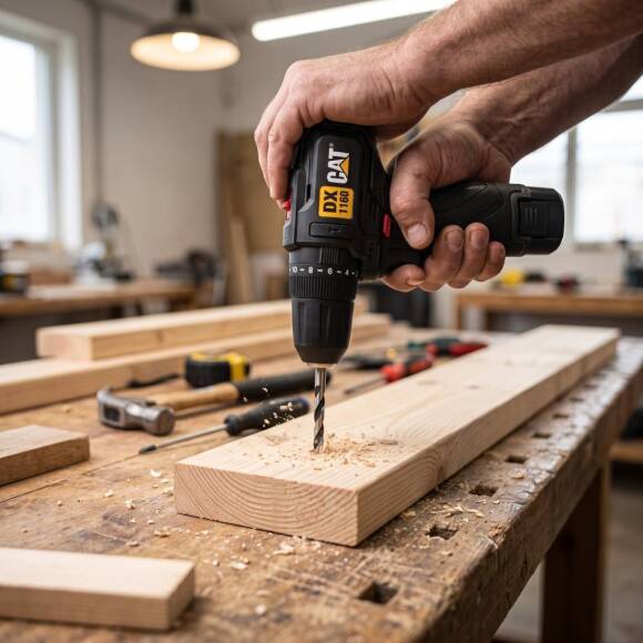 CAT DX1160.1 12Volt/2.0Ah Li-ion Tek Akülü Kömürsüz Profesyonel Şarjlı Darbeli Matkap - 5