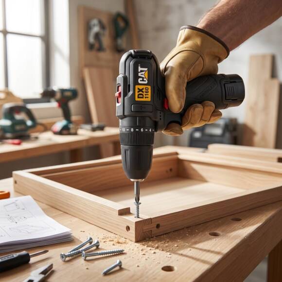 CAT DX1160.1 12Volt/2.0Ah Li-ion Tek Akülü Kömürsüz Profesyonel Şarjlı Darbeli Matkap - 6