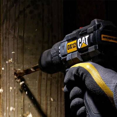CAT DX12.2 18Volt/4.0Ah Li-ion Çift Akülü Kömürsüz Profesyonel Şarjlı Darbeli Matkap - 7
