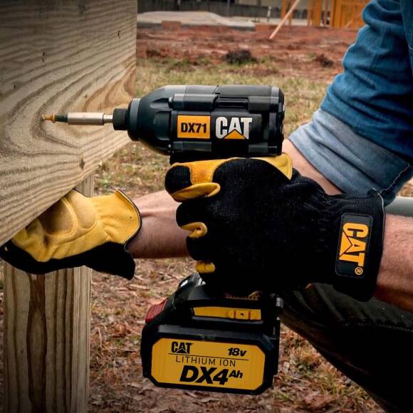CAT DX12K.2 18Volt/4.0Ah Li-ion Çift Akülü Kömürsüz Profesyonel Şarjlı Darbeli Matkap + DX71.2 Kömürsüz Darbeli Tornavida Kombo Set - 5