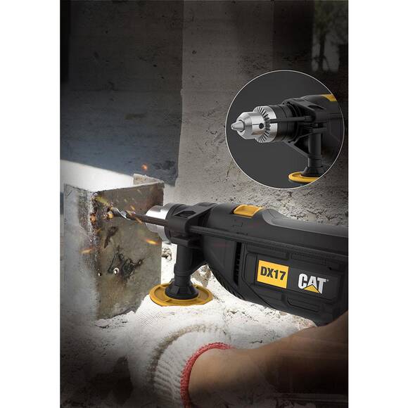 CAT DX17.1 750Watt 13mm Profesyonel Darbeli Matkap + 8 Parça Aksesuar - 4