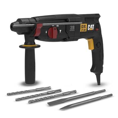 CAT DX2130 900Watt 3.2J 28MM SDS-Plus Profesyonel Kırıcı/Delici + 3 Ad Delici + 2 Ad Kırıcı Uç - Cat (1)