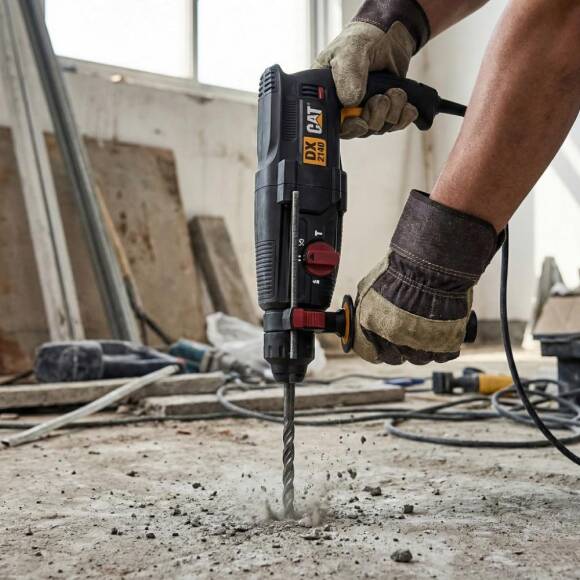 CAT DX2140.1 800Watt 3.0J 26MM SDS-Plus Profesyonel Kırıcı/Delici + 1 Ad Delici 3 Ad Kırıcı Uç - 8