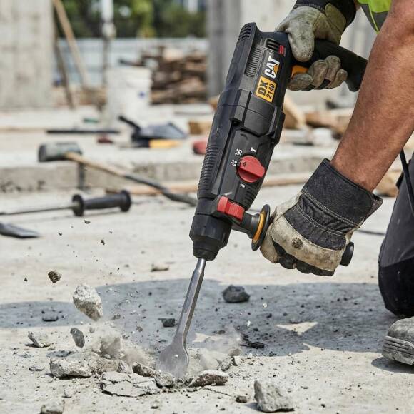 CAT DX2140.1 800Watt 3.0J 26MM SDS-Plus Profesyonel Kırıcı/Delici + 1 Ad Delici 3 Ad Kırıcı Uç - 9
