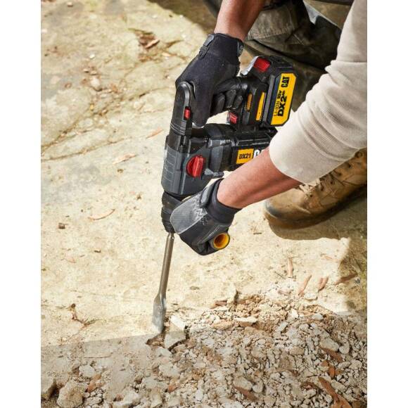 CAT DX21BC 18Volt 2.0Ah 2.2J Li-ion Tek Akülü Şarjlı Kömürsüz Profesyonel SDS-Plus Pnömatik Kırıcı/Delici - 10