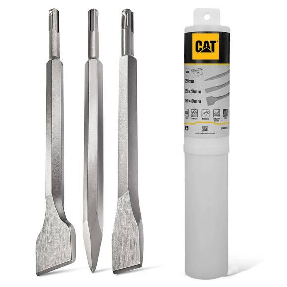 CAT DX27SET 1500Watt 5.0J 32MM Profesyonel SDS-Plus Kırıcı/Delici + DA03903 3 Parça Kırıcı Uç Seti - 3