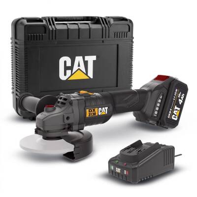 CAT DX3130 18Volt/4.0Ah 125mm Tek Akülü Kömürsüz Profesyonel Avuç Taşlama - Cat