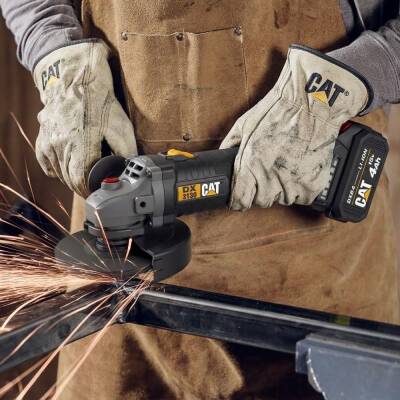 CAT DX3130 18Volt/4.0Ah 125mm Tek Akülü Kömürsüz Profesyonel Avuç Taşlama - 5