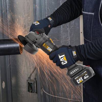 CAT DX3130 18Volt/4.0Ah 125mm Tek Akülü Kömürsüz Profesyonel Avuç Taşlama - 6