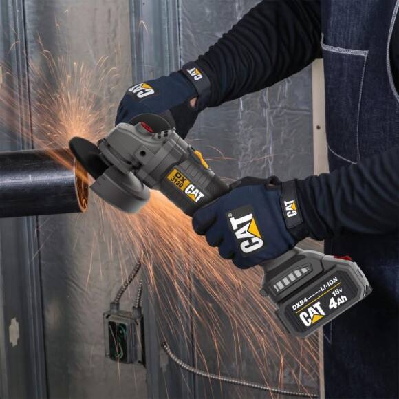 CAT DX3130 18Volt/4.0Ah 125mm Tek Akülü Kömürsüz Profesyonel Avuç Taşlama - 6