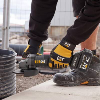 CAT DX3130 18Volt/4.0Ah 125mm Tek Akülü Kömürsüz Profesyonel Avuç Taşlama - 9