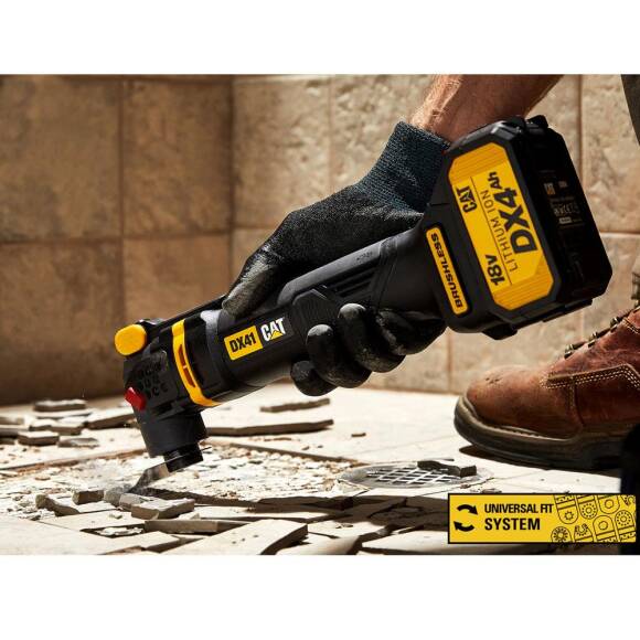 CAT DX41B 18Volt Kömürsüz Profesyonel Çok Amaçlı Devir Ayarlı Raspalama+14 Adet Aksesuar (Akü Dahil Değildir) - 3