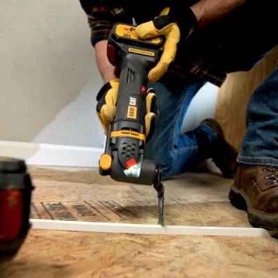 CAT DX41B 18Volt Kömürsüz Profesyonel Çok Amaçlı Devir Ayarlı Raspalama+14 Adet Aksesuar (Akü Dahil Değildir) - 7