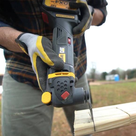 CAT DX41B 18Volt Kömürsüz Profesyonel Çok Amaçlı Devir Ayarlı Raspalama+14 Adet Aksesuar (Akü Dahil Değildir) - 10