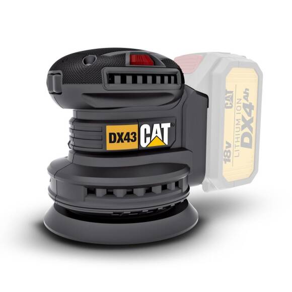 CAT DX43B 18Volt 125mm Kömürsüz Devir Ayarlı Profesyonel Eksantrik Zımpara (Akü Dahil Değildir) - 2
