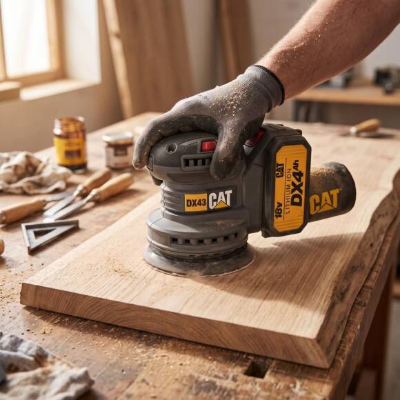 CAT DX43B 18Volt 125mm Kömürsüz Devir Ayarlı Profesyonel Eksantrik Zımpara (Akü Dahil Değildir) - 3