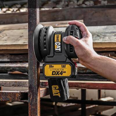 CAT DX43B 18Volt 125mm Kömürsüz Devir Ayarlı Profesyonel Eksantrik Zımpara (Akü Dahil Değildir) - 8