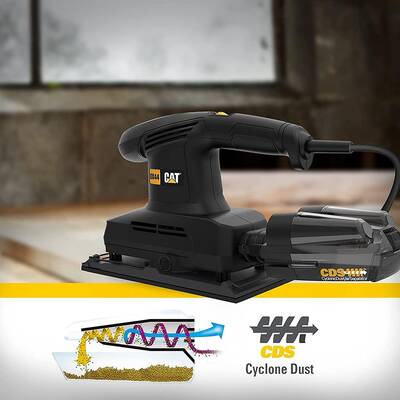 CAT DX44 350Watt Profesyonel Devir Ayarlı Titreşimli Zımpara - Thumbnail