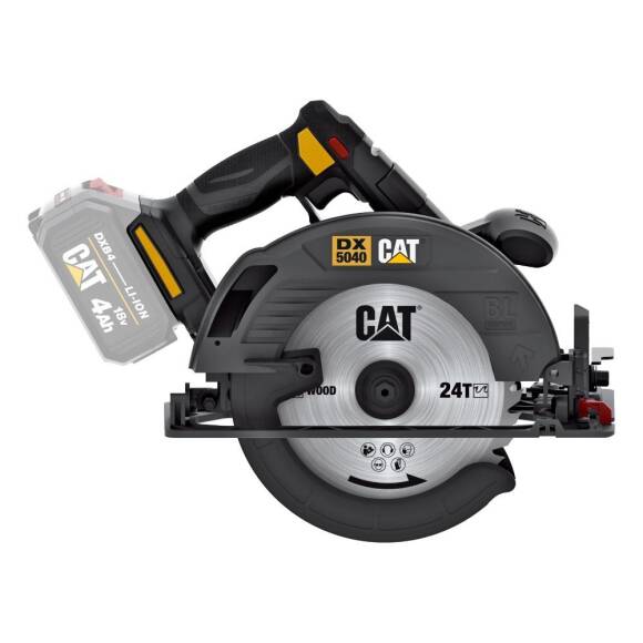 CAT DX5040B 18Volt 185mm Kömürsüz Profesyonel Daire Testere (Akü Dahil Değildir) - 2
