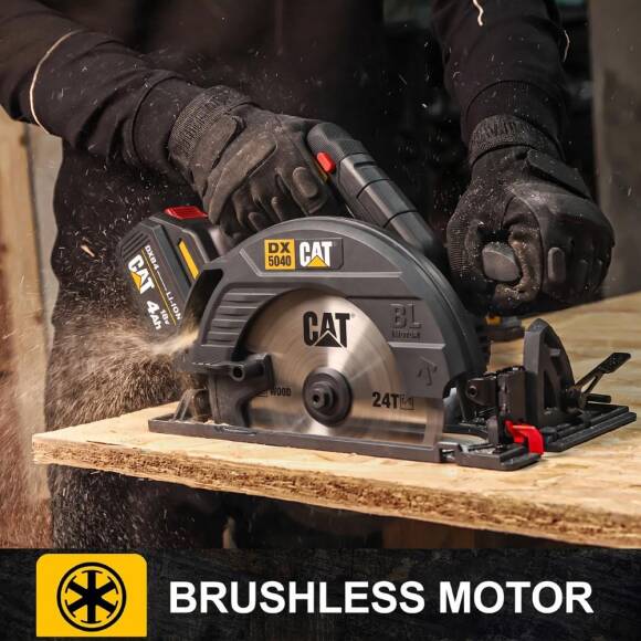 CAT DX5040B 18Volt 185mm Kömürsüz Profesyonel Daire Testere (Akü Dahil Değildir) - 5
