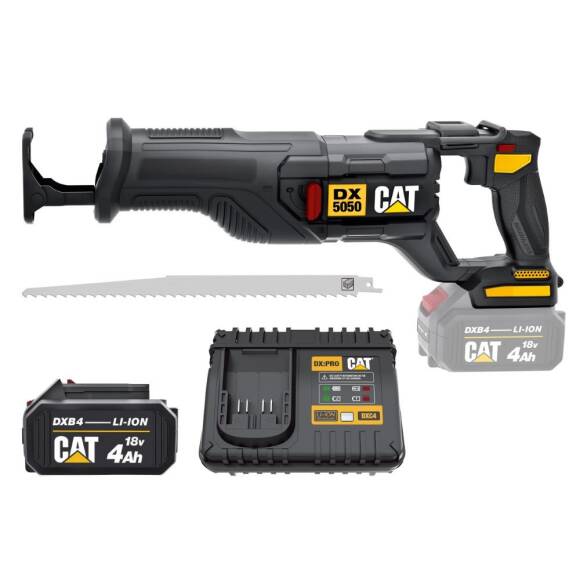 CAT DX5050 18Volt/4.0Ah Li-ion Tek Akülü Kömürsüz Profesyonel Tilki Kuyruğu Testere - 2