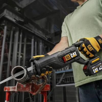 CAT DX5050 18Volt/4.0Ah Li-ion Tek Akülü Kömürsüz Profesyonel Tilki Kuyruğu Testere - 4