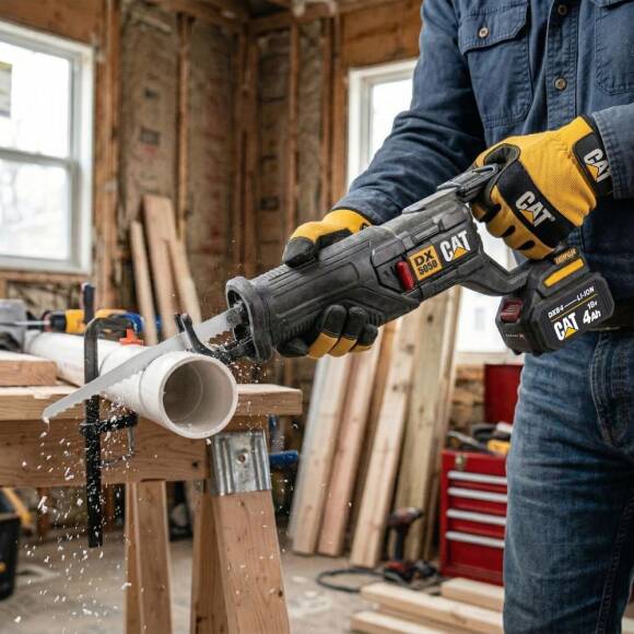 CAT DX5050 18Volt/4.0Ah Li-ion Tek Akülü Kömürsüz Profesyonel Tilki Kuyruğu Testere - 5