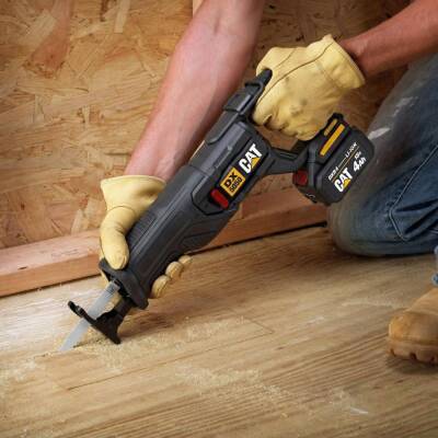 CAT DX5050 18Volt/4.0Ah Li-ion Tek Akülü Kömürsüz Profesyonel Tilki Kuyruğu Testere - 8