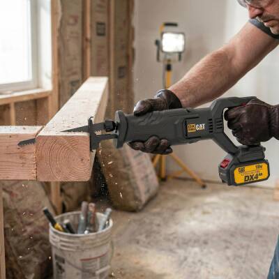 CAT DX5060B 18Volt Profesyonel Tilki Kuyruğu Testere (Akü Dahil Değildir) - 6