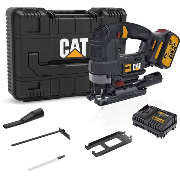 CAT DX51 18Volt/4.0Ah Li-ion Tek Akülü Profesyonel Kömürsüz Dekupaj Testere - 1