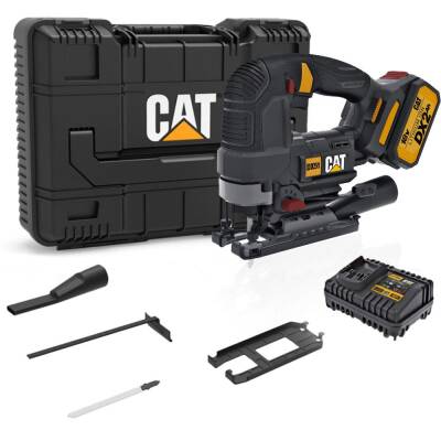 CAT DX51 18Volt/4.0Ah Li-ion Tek Akülü Profesyonel Kömürsüz Dekupaj Testere - Cat