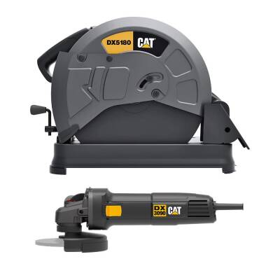 CAT DX5180SET 2400Watt 355mm Profesyonel Profil Kesme + DX3090 720Watt 125mm Profesyonel Avuç Taşlama - Cat