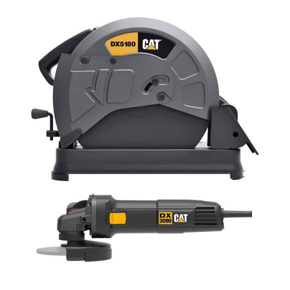 CAT DX5180SET 2400Watt 355mm Profesyonel Profil Kesme + DX3090 720Watt 125mm Profesyonel Avuç Taşlama - 1