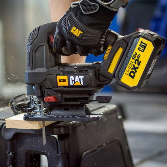 CAT DX51BC 18Volt 2.0Ah Li-ion Tek Akülü Profesyonel Kömürsüz Dekupaj Testere - 3
