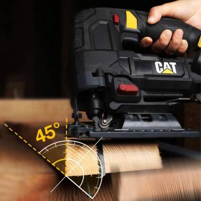 CAT DX51BC 18Volt 2.0Ah Li-ion Tek Akülü Profesyonel Kömürsüz Dekupaj Testere - 9