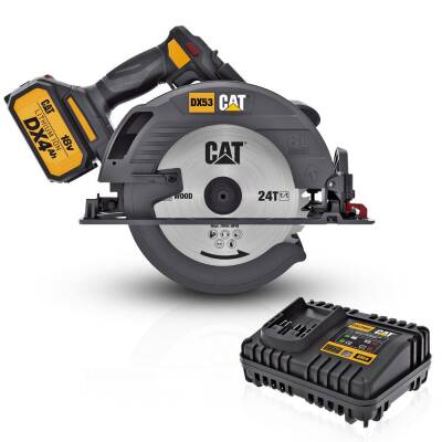 CAT DX53 18Volt 4.0Ah 185mm Kömürsüz Profesyonel Daire Testere - Cat (1)